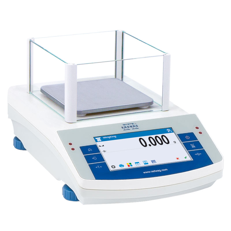 лабораторные весы PS 200/2000.X2 С цветным сенсорным дисплеем